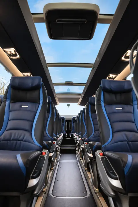 Minibus interior